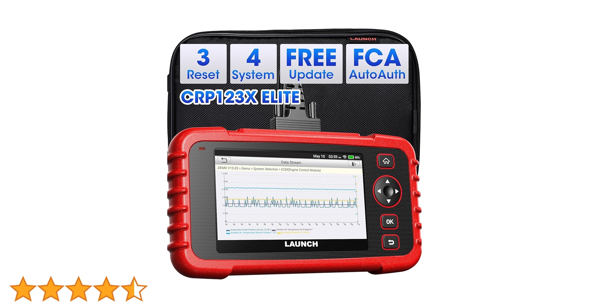 LAUNCH 123X 診断機 OBD2 スキャナー 多機能モデル LAUNCH CRP123 Plus Elite OBD2 スキャナー ユーザー ガイド